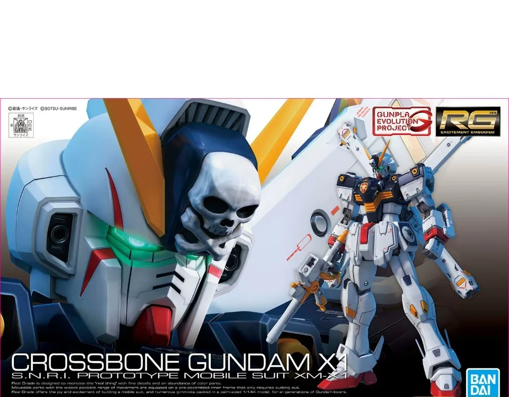 Bandai RG 31 1/144 Crossbone Gundam X1 Skull Ver. Assembly Model Kit
Bandai RG 31 1/144 Crossbone Gundam X1 Skull Ver. Assembly Model Kit