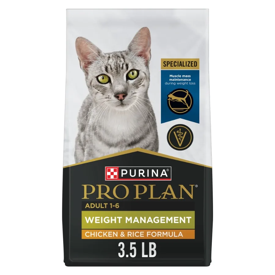 Weight Management Dry Cat Food for Indoor Cats, Chicken Rice Formula with Added Fiber and L-Carnitine, Natural Light Brown Colo
Weight Management Dry Cat Food for Indoor Cats, Chicken Rice Formula with Added Fiber and L-Carnitine, Natural Light Brown Colo