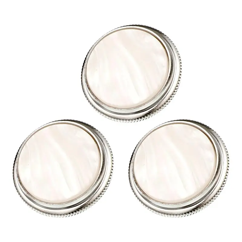 Dropship-Instrument Repairing Accessories 3-Piece Trumpet Valve Caps& Finger Buttons, For Most Models
