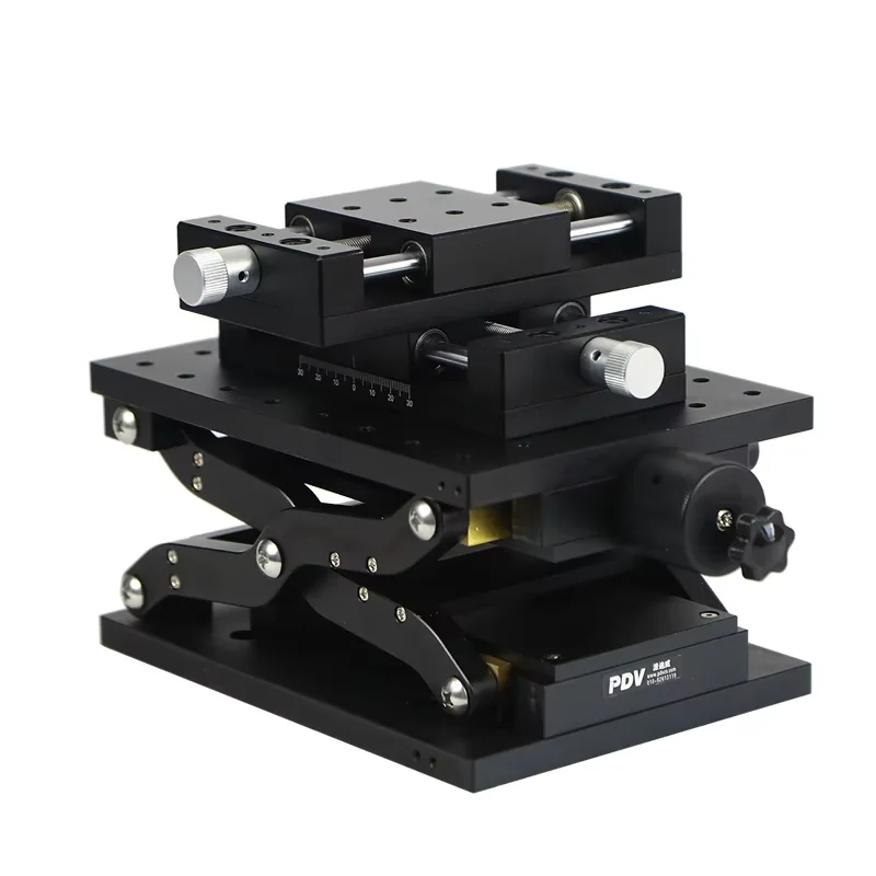 Manual Multi-dimensional Combined Stage Three-axis Sliding Table Manual Lab Jack Displacement Stage
Manual Multi-dimensional Combined Stage Three-axis Sliding Table Manual Lab Jack Displacement Stage