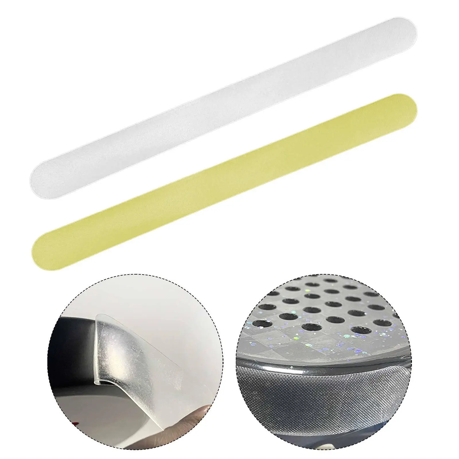 Racket Head Protective Tape Transparent TPU Friction Guard for Tennis Racquet Badminton Squash and Beach Sports Equipment
Racket Head Protective Tape Transparent TPU Friction Guard for Tennis Racquet Badminton Squash and Beach Sports Equipment