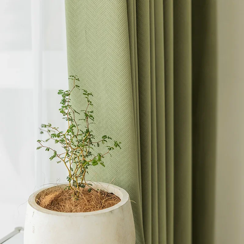 French Nordic Laminated Curtains for Living Dining Room Bedroom Herringbone Solid Color Home Improvement Balcony Finished
French Nordic Laminated Curtains for Living Dining Room Bedroom Herringbone Solid Color Home Improvement Balcony Finished