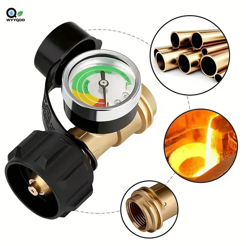 Propane Tank Gauge Level Indicator Leak Detector Gas Pressure Meter Universal For RV Camper,Cylinder,BBQ Grill,Heater
Propane Tank Gauge Level Indicator Leak Detector Gas Pressure Meter Universal For RV Camper,Cylinder,BBQ Grill,Heater