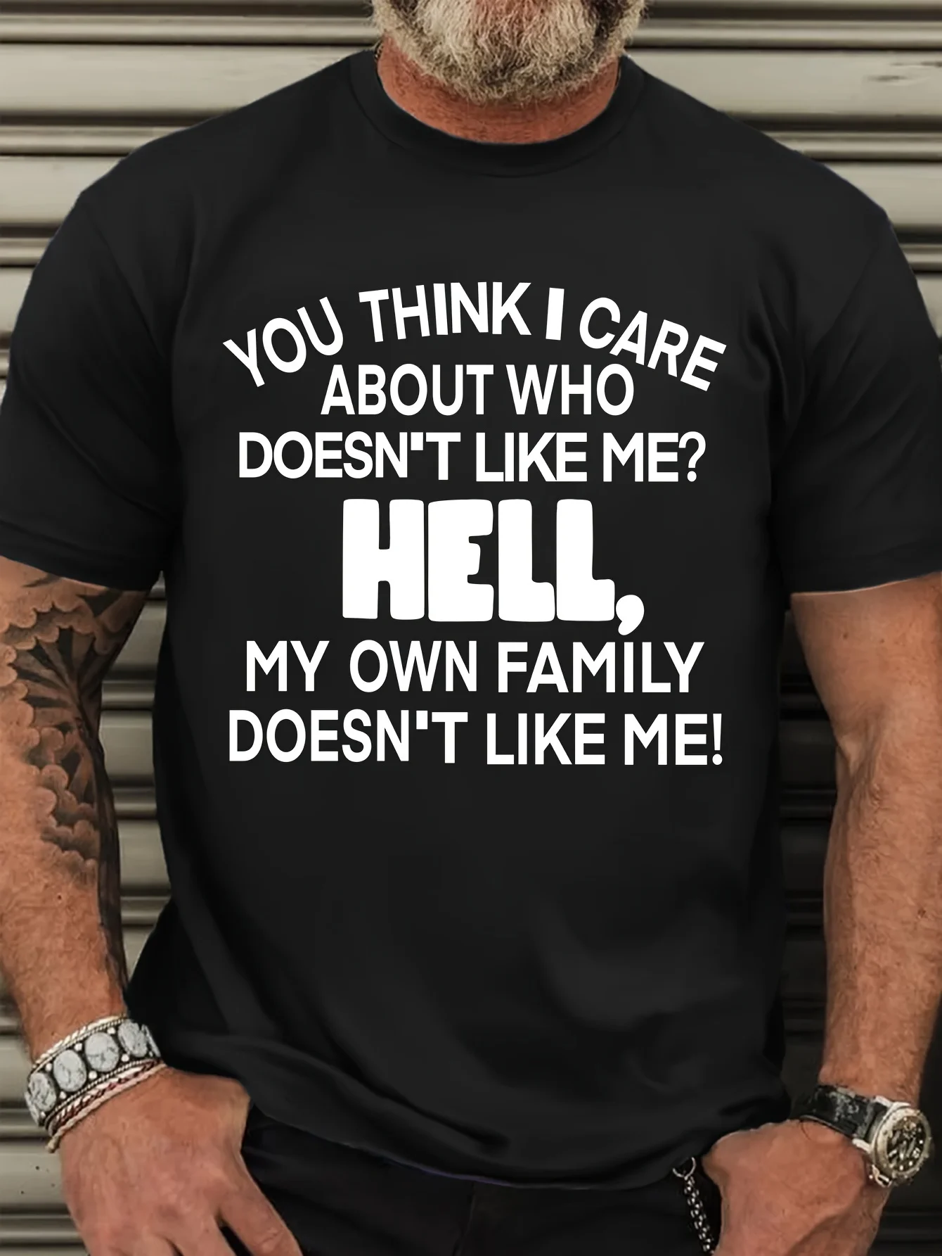"You Think I Care About Who Doesn't Like Me" Slogan T-Shirt 100% Cotton O-Neck Short Sleeve Summer Casual Mens T-shirt
"You Think I Care About Who Doesn't Like Me" Slogan T-Shirt 100% Cotton O-Neck Short Sleeve Summer Casual Mens T-shirt