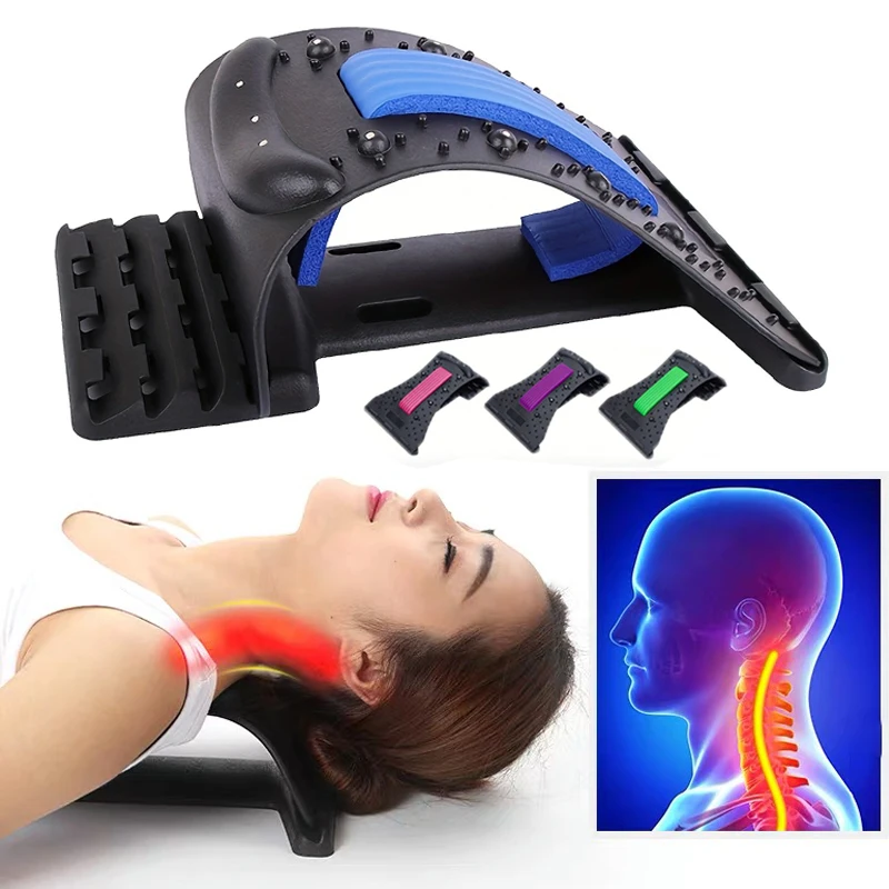 Neck and Shoulder Relaxer, Cervical Traction Device Acupressure Neck Shoulder Back Support Massage Board, Neck Stretcher Massag
Neck and Shoulder Relaxer, Cervical Traction Device Acupressure Neck Shoulder Back Support Massage Board, Neck Stretcher Massag