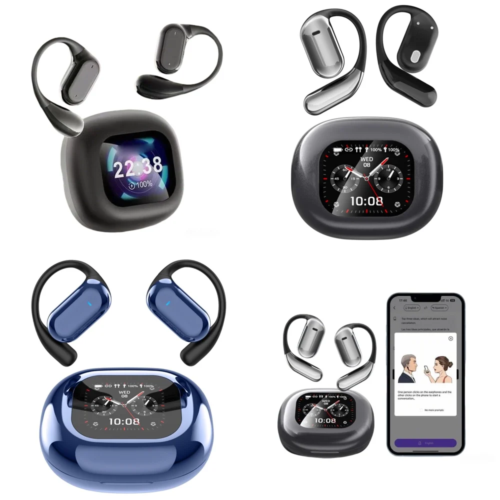 UYUXIO Real Time Translation Earbuds for Travel BT 5.4 OWS AI Language Translator Wireless Earphone with 144 Online Languages
UYUXIO Real Time Translation Earbuds for Travel BT 5.4 OWS AI Language Translator Wireless Earphone with 144 Online Languages