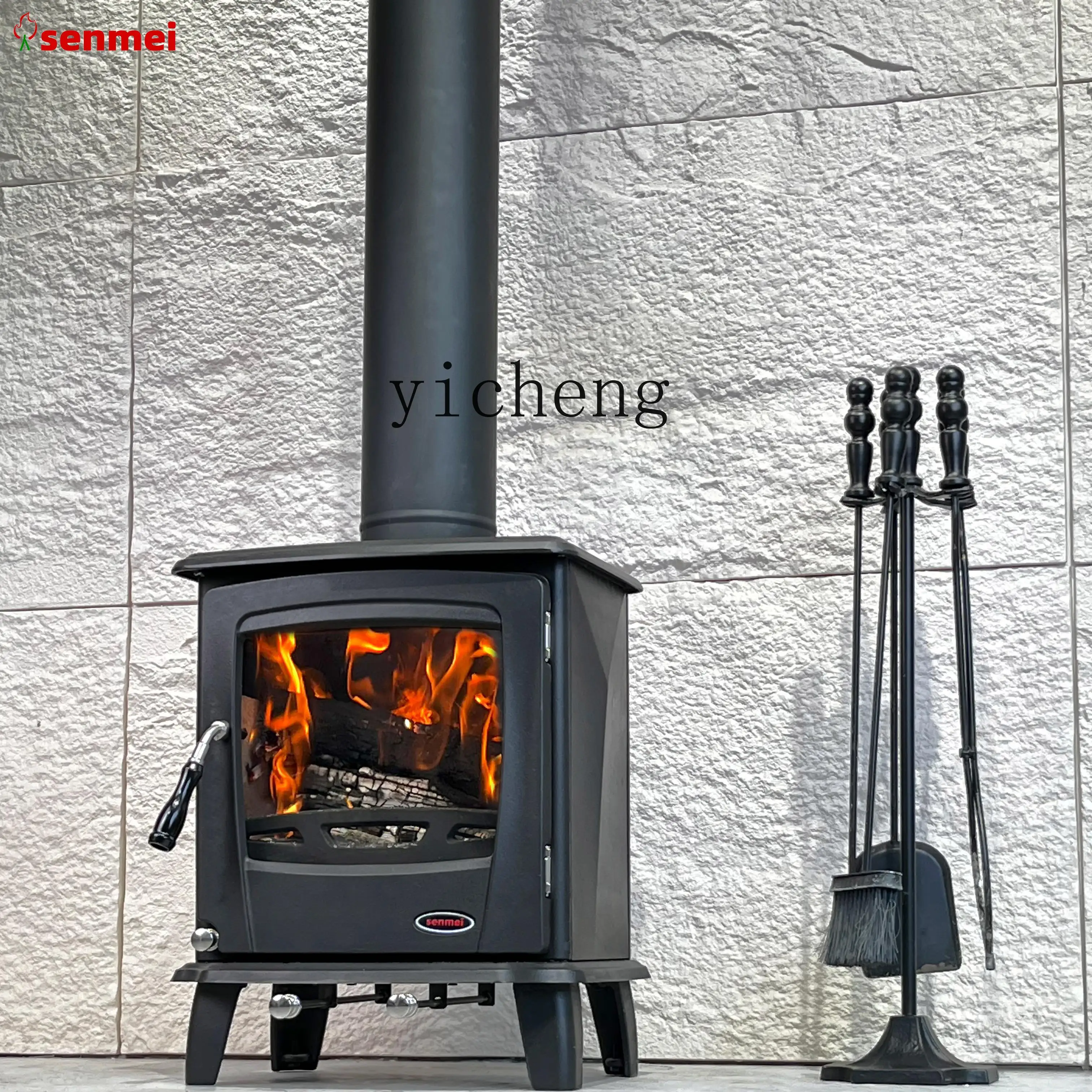 TWR Small Cast Iron Fireplace Heating Furnace Firewood Homestay Home Interior
TWR Small Cast Iron Fireplace Heating Furnace Firewood Homestay Home Interior