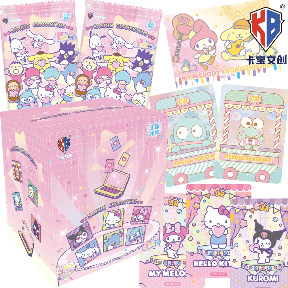Kabao оригинальные карты Sanrio Polaroid, блестящие сценические забавные цирковые работы, звезды, аниме, периферийные устройства, коллекционные карты, подарок, любимый фанат
Kabao оригинальные карты Sanrio Polaroid, блестящие сценические забавные цирковые работы, звезды, аниме, периферийные устройства, коллекционные карты, подарок, любимый фанат