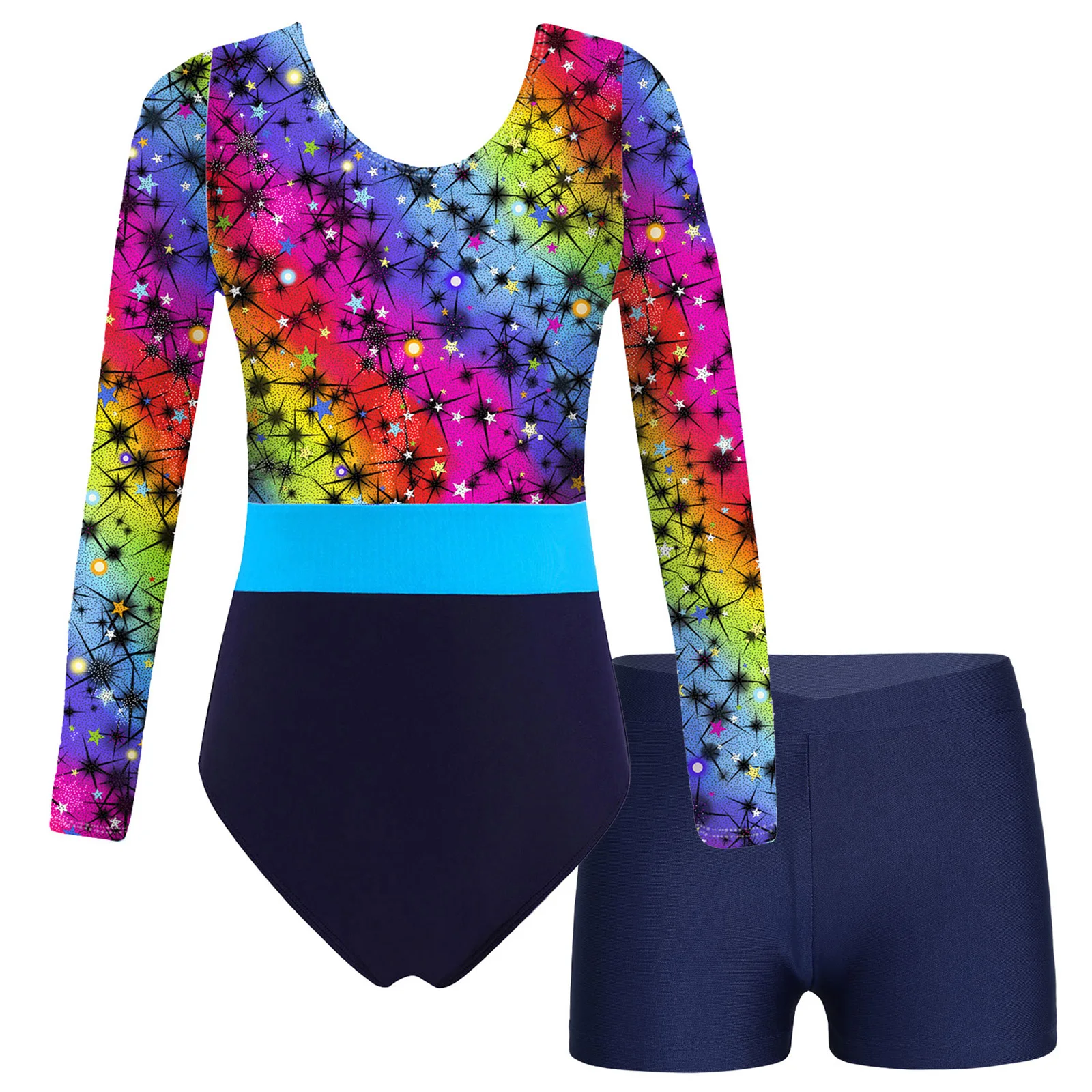 Children Girls Ballet Dance Skating Gymnastics Leotard Dancewear Swimwear Sportswear Long Sleeve Print Bodysuit with Shorts
Children Girls Ballet Dance Skating Gymnastics Leotard Dancewear Swimwear Sportswear Long Sleeve Print Bodysuit with Shorts
