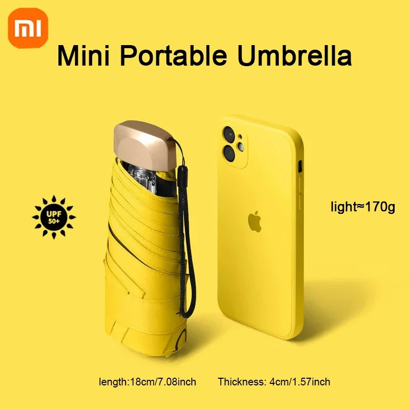 Мини-зонтик от солнца Xiaomi, уличный УФ-защита, сверхлегкий складной пятикратный зонт, солнцезащитный зонт, портативный зонт
Мини-зонтик от солнца Xiaomi, уличный УФ-защита, сверхлегкий складной пятикратный зонт, солнцезащитный зонт, портативный зонт