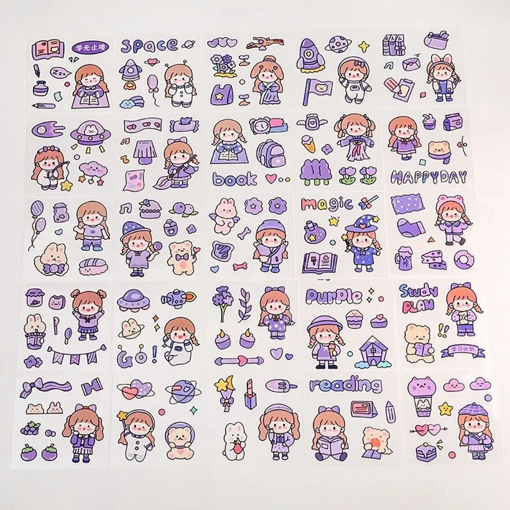 10/20/50Pcs New Cute Cartoon Patterns PVC Stickers Waterproof DIY Notebook Decoration Transparent Scrapbook Decor
10/20/50Pcs New Cute Cartoon Patterns PVC Stickers Waterproof DIY Notebook Decoration Transparent Scrapbook Decor