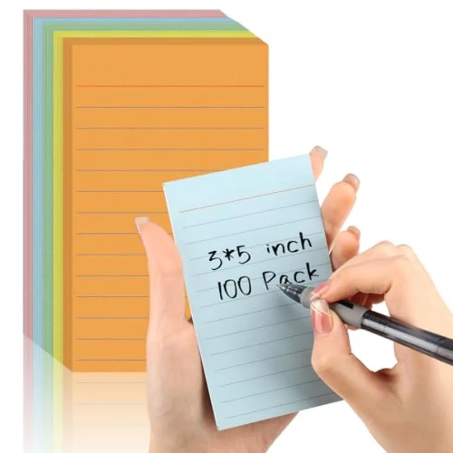 Pcs Colored Ruled Index Cards 3x5 Vertical Index Cards Notecards To Do List Cards Mini Memo Pad Daily to Do List Notepad Study
Pcs Colored Ruled Index Cards 3x5 Vertical Index Cards Notecards To Do List Cards Mini Memo Pad Daily to Do List Notepad Study