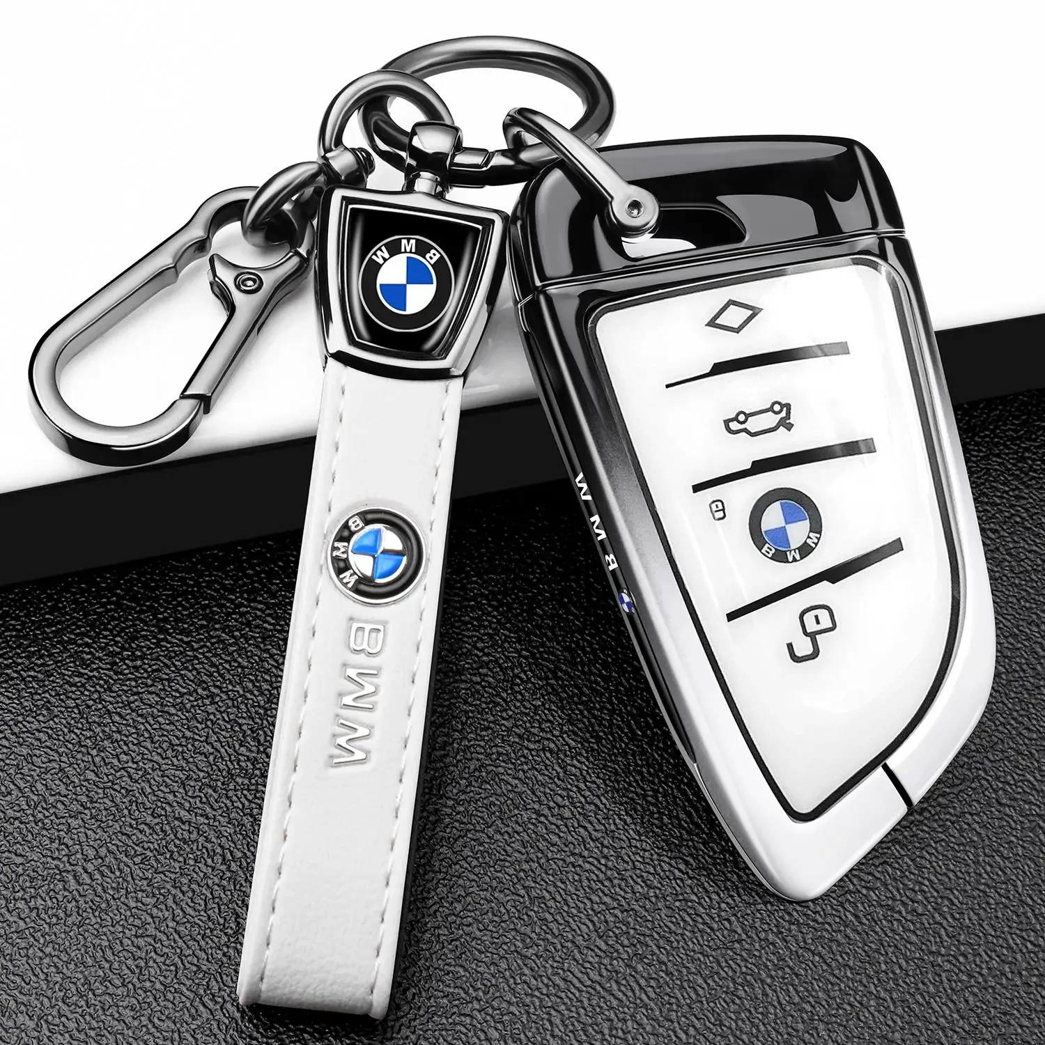 Car Key Case Cover Key Bag For BMW F20 G20 G30 X1 X3 X4 X5 G05 X6 Accessories Car-Styling Holder Shell Keychain Protection
Car Key Case Cover Key Bag For BMW F20 G20 G30 X1 X3 X4 X5 G05 X6 Accessories Car-Styling Holder Shell Keychain Protection