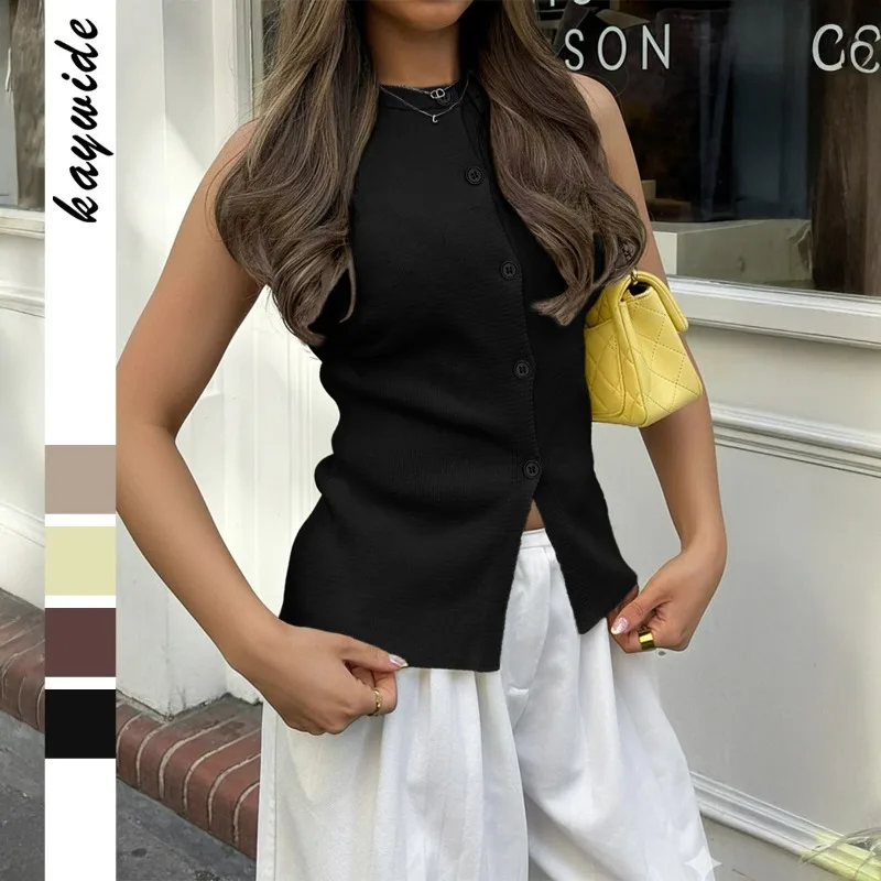 Y2K Spice Girl Versatile Sleeveless Vest Vest Wool Women's Clothing Spring/Summer 2026
Y2K Spice Girl Versatile Sleeveless Vest Vest Wool Women's Clothing Spring/Summer 2026