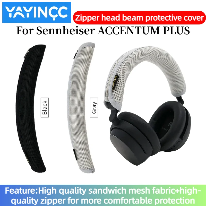 YAYINCC Headphone Head Beam Cover for Sennheiser ACCENTUM PLUS Earphone Zipper knitted fabric headband protective cover 
YAYINCC Headphone Head Beam Cover for Sennheiser ACCENTUM PLUS Earphone Zipper knitted fabric headband protective cover
