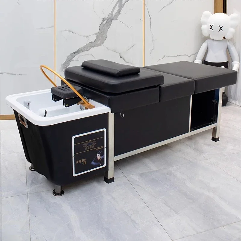 Nordic Cosmetic Dedicated Shampoo Chairs Head Spa Bed Barber Shop Hairdresser Multifunctional Furniture
Nordic Cosmetic Dedicated Shampoo Chairs Head Spa Bed Barber Shop Hairdresser Multifunctional Furniture