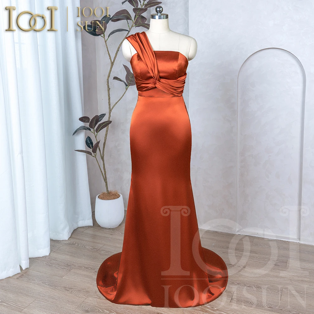 IOOISUN Customized Real Photo Burnt Orange Bridesmaid Dress One Shoulder Formal Gowns for Weddings Guest Weddings Party Dress
IOOISUN Customized Real Photo Burnt Orange Bridesmaid Dress One Shoulder Formal Gowns for Weddings Guest Weddings Party Dress