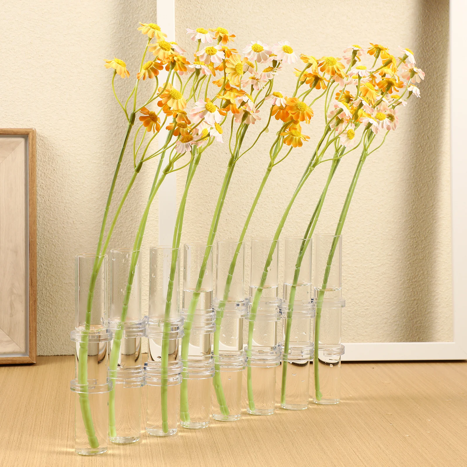 1Set Glass Tube Vase Hydroponic Flower Arranging Container 15x2.5cm Transparent High Borosilicate Flower Home Decor
1Set Glass Tube Vase Hydroponic Flower Arranging Container 15x2.5cm Transparent High Borosilicate Flower Home Decor