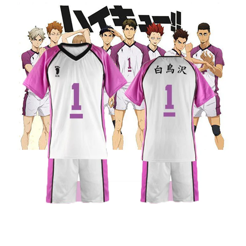 Haikyuu Shiratorizawa Academy Jersey 3D Print Kids Cosplay T-shirt Shorts Set Summer Volleyball Uniform Men Women Sports Outfits
Haikyuu Shiratorizawa Academy Jersey 3D Print Kids Cosplay T-shirt Shorts Set Summer Volleyball Uniform Men Women Sports Outfits