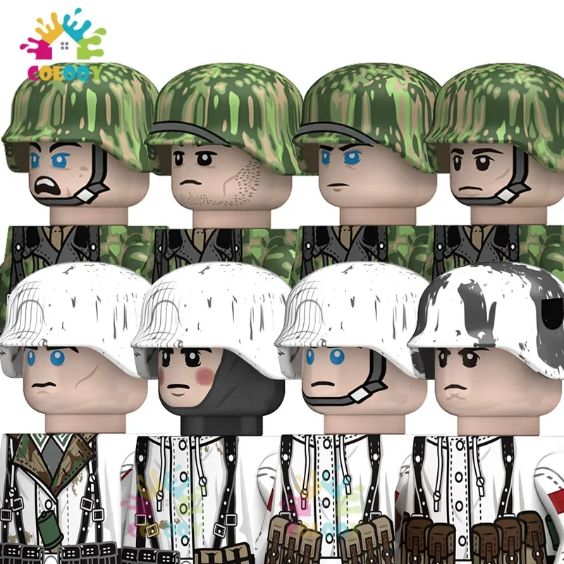 Kids Toys WW2 Building Blocks Spring Winter Soldiers Mini Action Figures 98K MG42 Toys For Kids Christmas Gifts
Kids Toys WW2 Building Blocks Spring Winter Soldiers Mini Action Figures 98K MG42 Toys For Kids Christmas Gifts