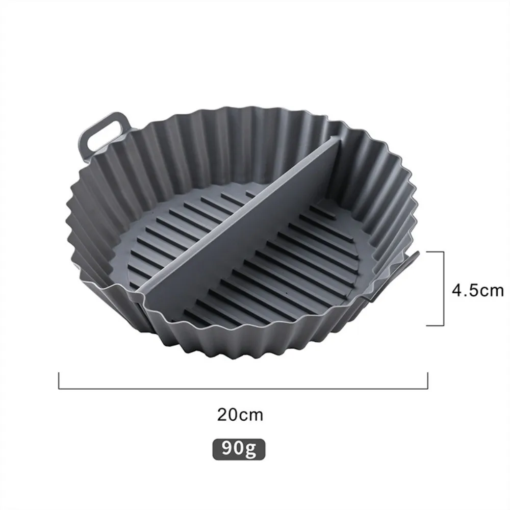 Silicone Air Fryer Basket Mat Round Non Stick Silicone Baking Tray Mold with Handle Divided Air Fryer Liner Accessories Oven
Silicone Air Fryer Basket Mat Round Non Stick Silicone Baking Tray Mold with Handle Divided Air Fryer Liner Accessories Oven