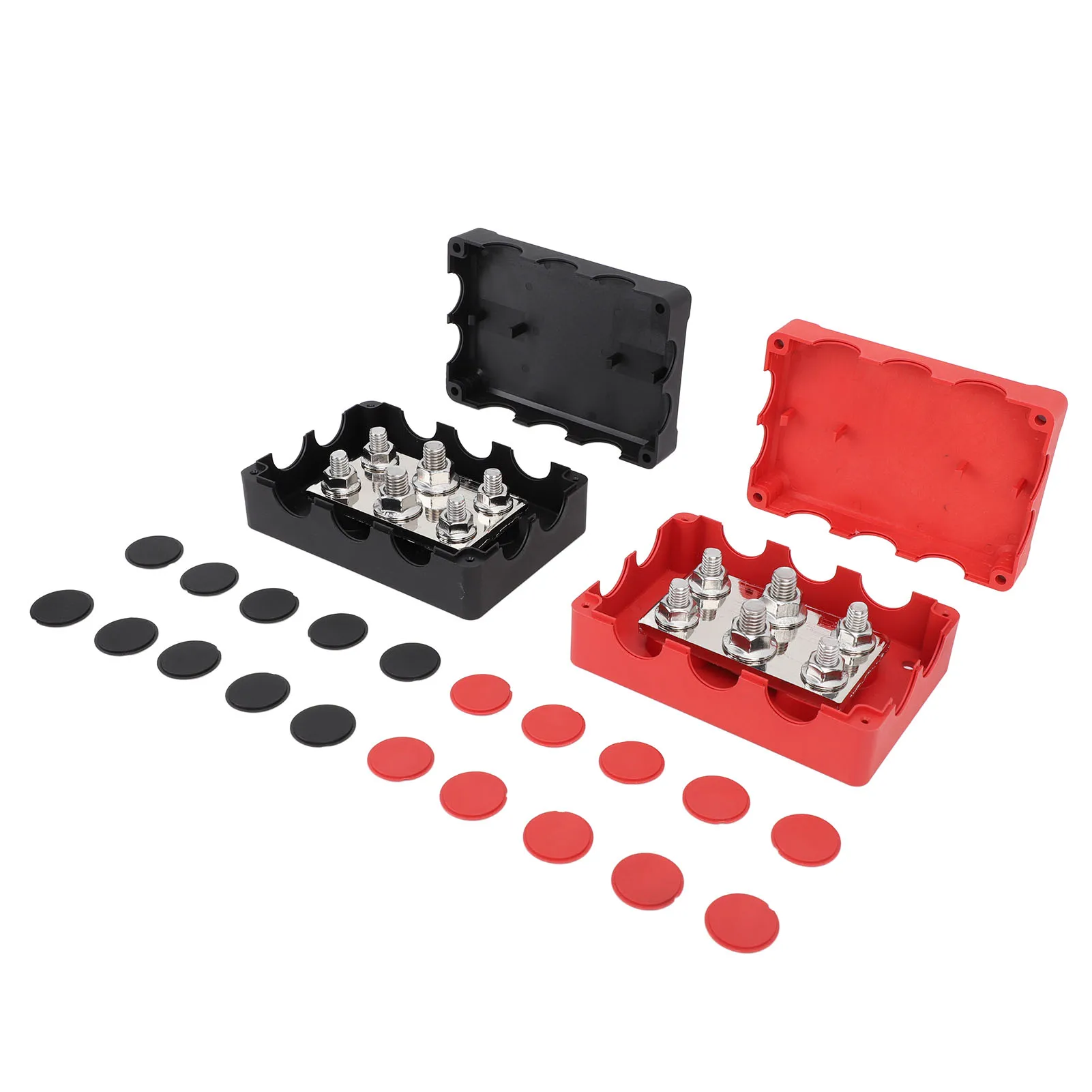 2Pcs Heavy Duty Power Distribution Block 500A Waterproof Marine Battery Terminal Distribution Block
2Pcs Heavy Duty Power Distribution Block 500A Waterproof Marine Battery Terminal Distribution Block