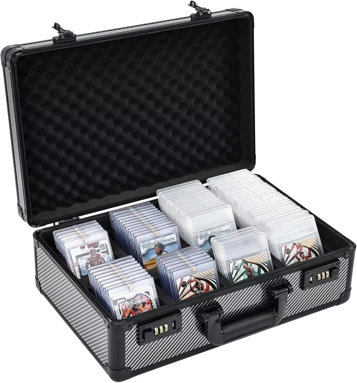 Graded Card Case,Trading Card Storage Box, Toploader Card Cases for Sports Cards, Slab Case for Graded Baseball Cards Storage
Graded Card Case,Trading Card Storage Box, Toploader Card Cases for Sports Cards, Slab Case for Graded Baseball Cards Storage