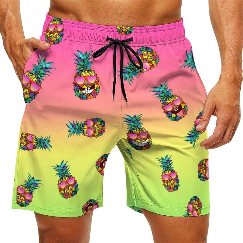 Fashion Hawaiian Beach Shorts Men Women Gradient Hip Hop Pineapple Graphic Swim Trunks Summer Streetwear Casual Loose Shorts
Fashion Hawaiian Beach Shorts Men Women Gradient Hip Hop Pineapple Graphic Swim Trunks Summer Streetwear Casual Loose Shorts