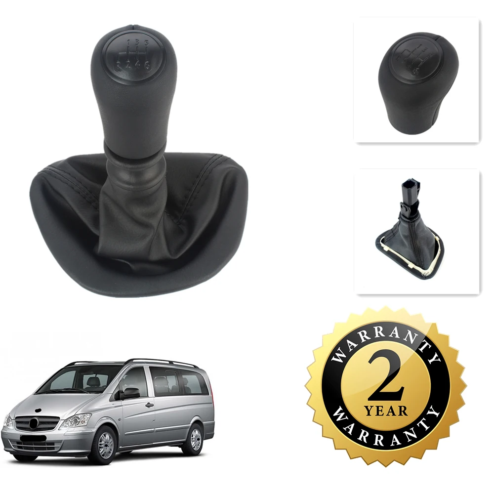 6 Speed Gear Shift Knob With PU Leather Boot For Mercedes Benz W639 2003 2004 2005 2006 2007 2008 2009 2010
6 Speed Gear Shift Knob With PU Leather Boot For Mercedes Benz W639 2003 2004 2005 2006 2007 2008 2009 2010