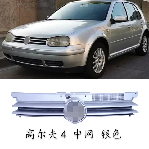 Car Accessories Grill Front Hood Grille For GOLF 4 MK4 R32 1997-2004 Racing Grills