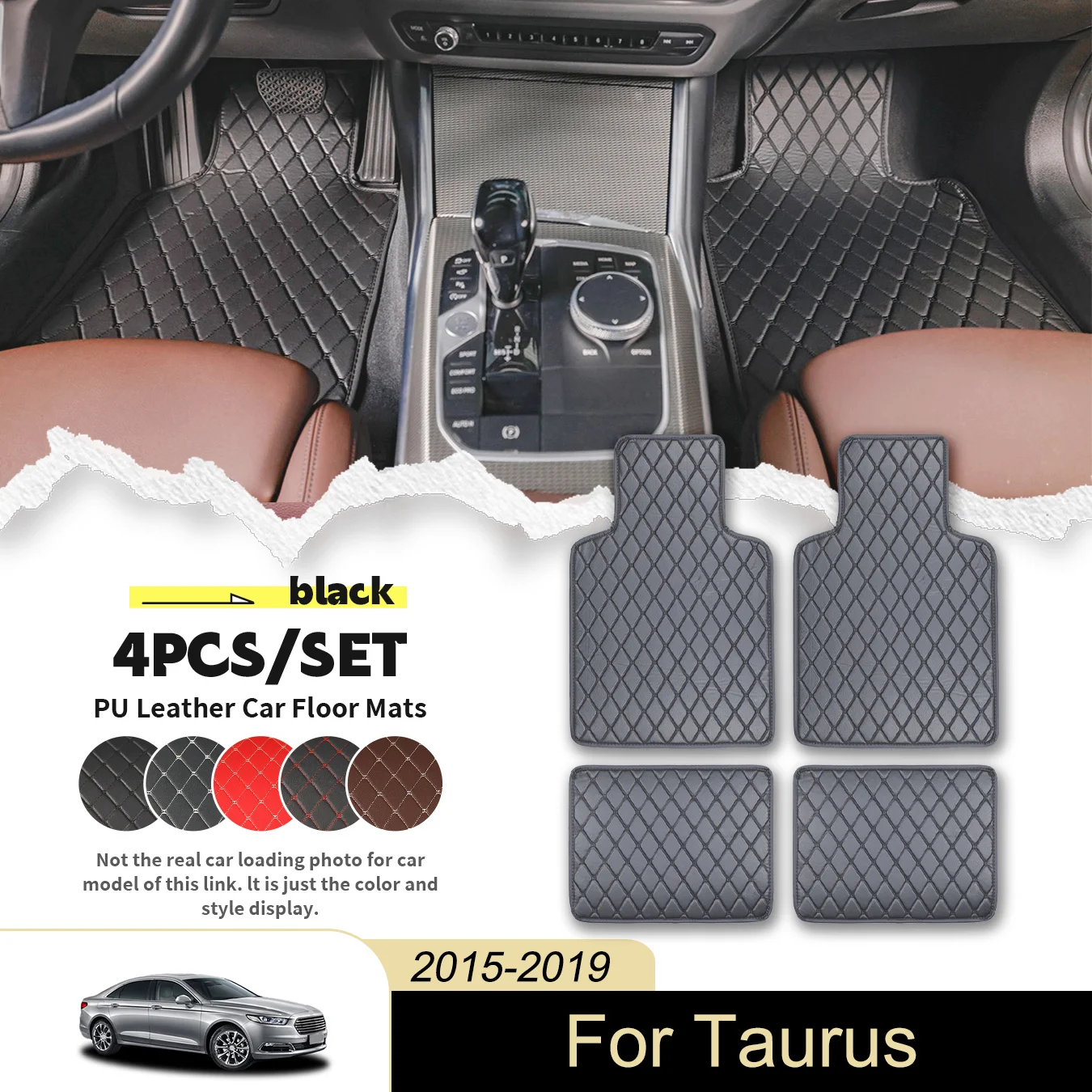 4 шт. универсальные автомобильные коврики для Ford Taurus 2015-2019, искусственная кожа, водонепроницаемые и устойчивые к пятнам, легко чистится
4 шт. универсальные автомобильные коврики для Ford Taurus 2015-2019, искусственная кожа, водонепроницаемые и устойчивые к пятнам, легко чистится