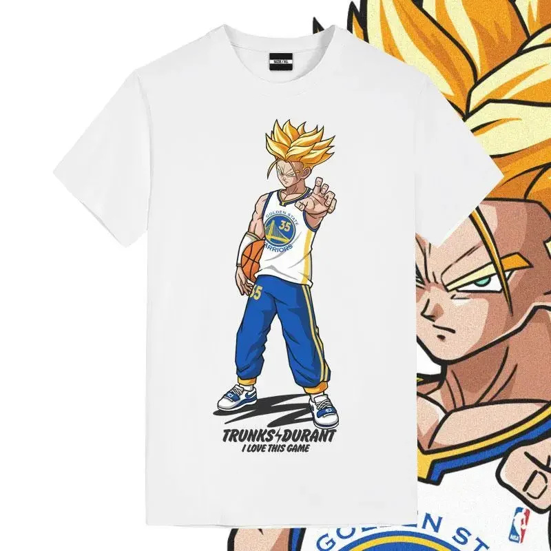 Summer Dragon Ball Collaboration Men Kids T-shirt Super Saiyan Goku Anime Basketball Sport Short-sleeved Brand Streetwear Tops
Summer Dragon Ball Collaboration Men Kids T-shirt Super Saiyan Goku Anime Basketball Sport Short-sleeved Brand Streetwear Tops