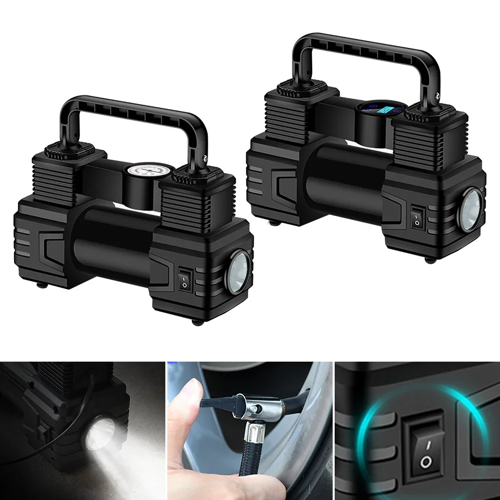 Портативный воздушный насос для автомобильных покрышек 150 PSI 12V, экстренный фонарик, Сверхмощный воздушный компрессор, автомобильный насос для шин для всех транспортных средств
Портативный воздушный насос для автомобильных покрышек 150 PSI 12V, экстренный фонарик, Сверхмощный воздушный компрессор, автомобильный насос для шин для всех транспортных средств