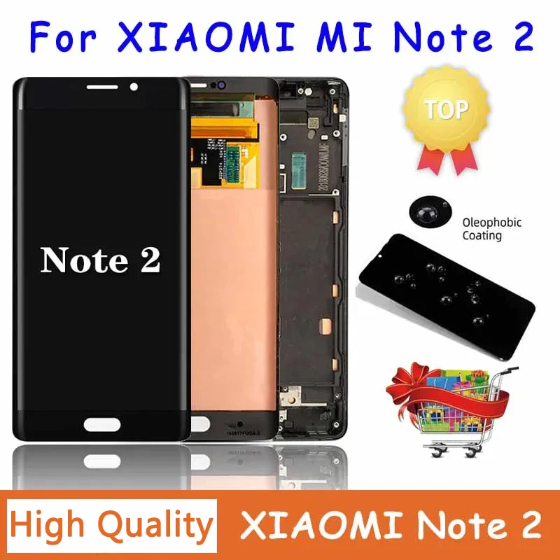 Original For XIAOMI Mi Note 2 LCD Display 10 point Touch Screen Digitizer With Frame For Xiaomi Note 2 Mi Note 2 201521 LCD
Original For XIAOMI Mi Note 2 LCD Display 10 point Touch Screen Digitizer With Frame For Xiaomi Note 2 Mi Note 2 201521 LCD