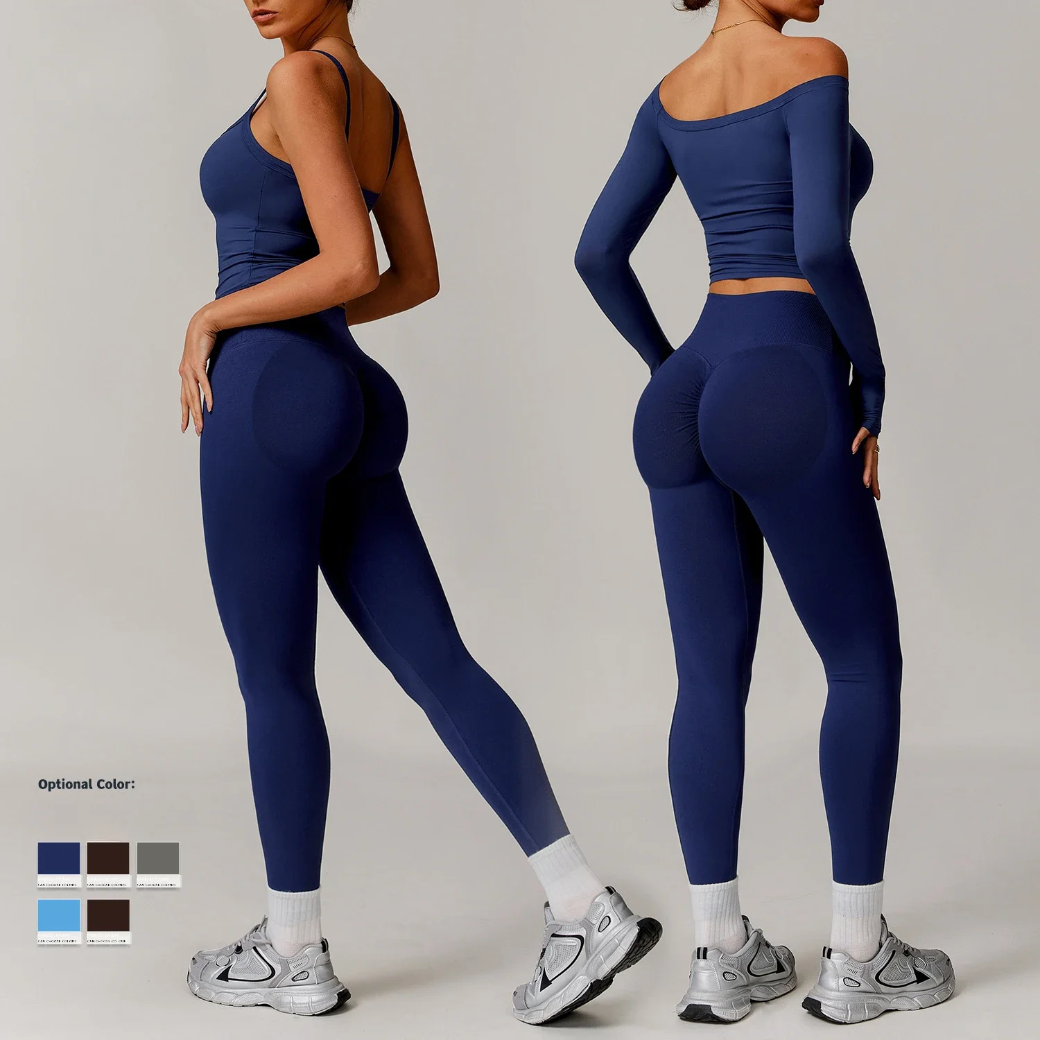 Seamless Yoga Sets Sports Fitness Hip-lifting High-waisted Shorts Sports Vest Yoga Suit Running Workout Gym Leggings for Women
Seamless Yoga Sets Sports Fitness Hip-lifting High-waisted Shorts Sports Vest Yoga Suit Running Workout Gym Leggings for Women
