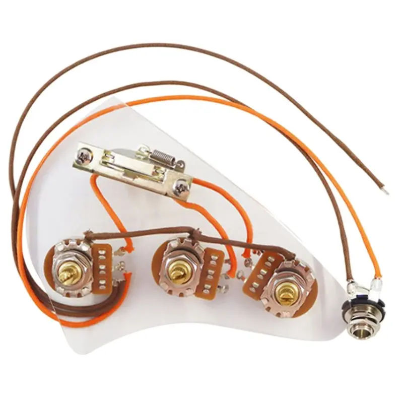 ABUE-HSS Guitar Standard Wiring Kit HSS Electric Guitar Cables For ST/SQ HSS Electric Guitar, With 1 Volume/2 Tone 5-Speed Mech
ABUE-HSS Guitar Standard Wiring Kit HSS Electric Guitar Cables For ST/SQ HSS Electric Guitar, With 1 Volume/2 Tone 5-Speed Mech