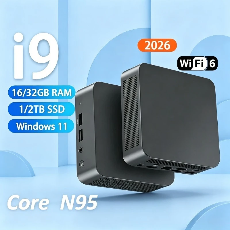 New 2026 MINI PC Windows 11 Pro Core i9 10980HK 32GB RAM 1TB 2TB SSD WIFI 6 BT5.2 4K HD Mini Gaming Office Study Pc
New 2026 MINI PC Windows 11 Pro Core i9 10980HK 32GB RAM 1TB 2TB SSD WIFI 6 BT5.2 4K HD Mini Gaming Office Study Pc