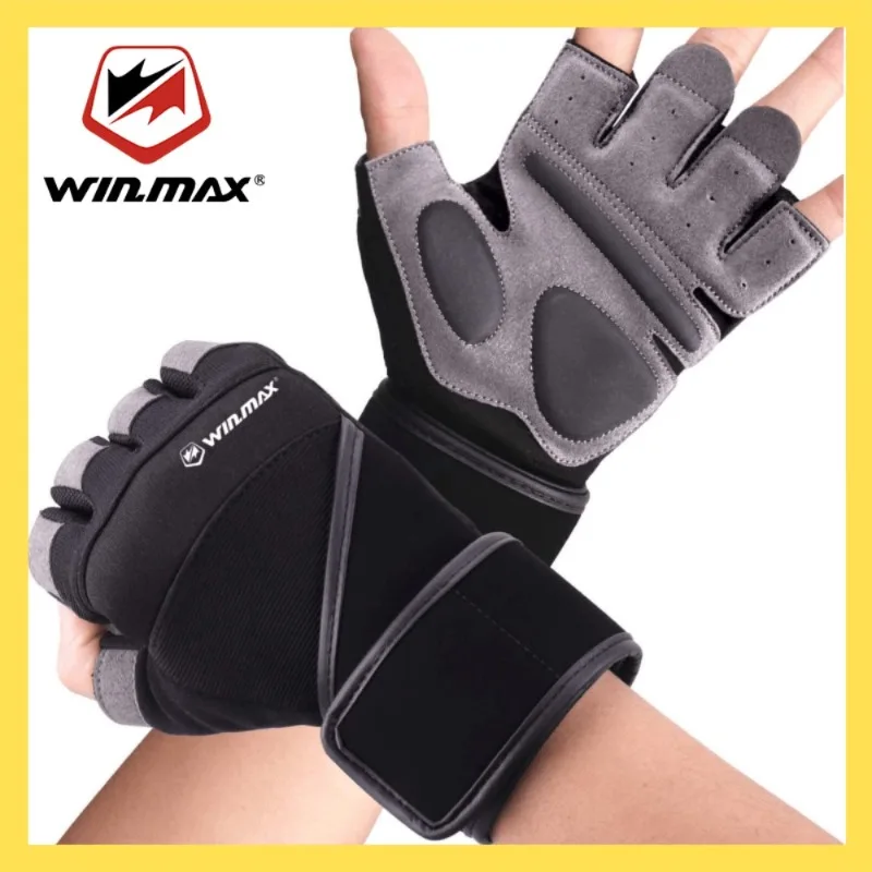 Win.Max 1Pair Fitness Gloves Men Anti Slip Weightlifting Gym Training Hand Gloves Breathable Sports Protective Gloves
Win.Max 1Pair Fitness Gloves Men Anti Slip Weightlifting Gym Training Hand Gloves Breathable Sports Protective Gloves