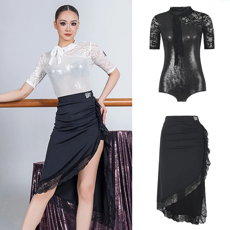 Fashion Women'S Latin Dance Costumes Adults Short Sleeves Latin Top Slit Skirts Ballroom Dance Competition Clothes SL15333
Fashion Women'S Latin Dance Costumes Adults Short Sleeves Latin Top Slit Skirts Ballroom Dance Competition Clothes SL15333