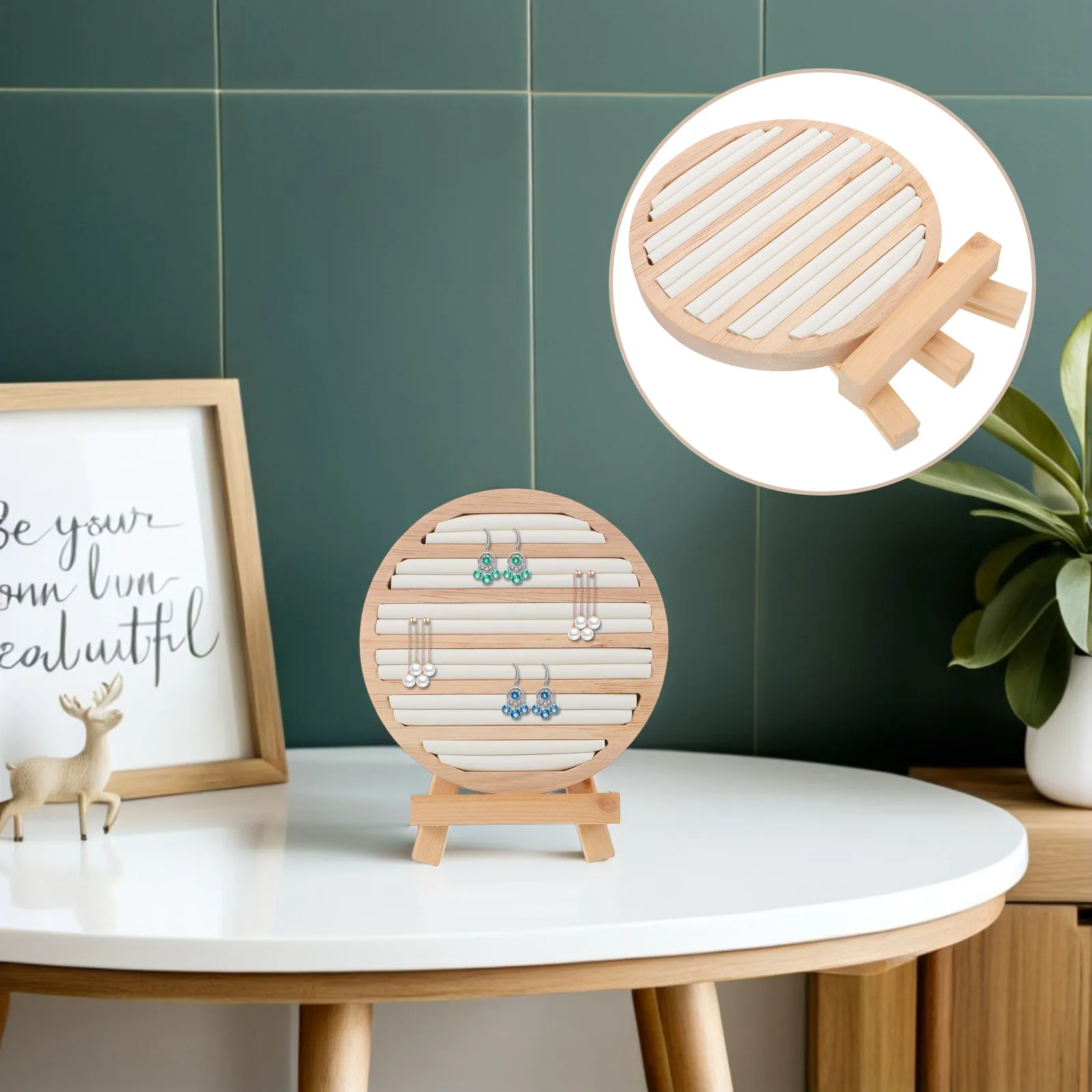1 set Bamboo Wood Jewelry Display Tray: Ring Earring Holder For Trinkets Jewelry Storage Box Display Case Organizer Stand
1 set Bamboo Wood Jewelry Display Tray: Ring Earring Holder For Trinkets Jewelry Storage Box Display Case Organizer Stand