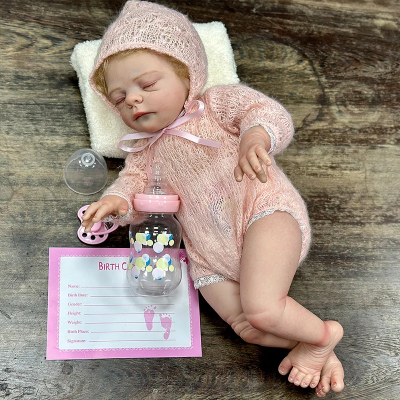 43cm Reborn Toddler Freya Popular Cute Girl Doll with Cloth Body High Quality Handmade Doll Real Soft Touch
43cm Reborn Toddler Freya Popular Cute Girl Doll with Cloth Body High Quality Handmade Doll Real Soft Touch
