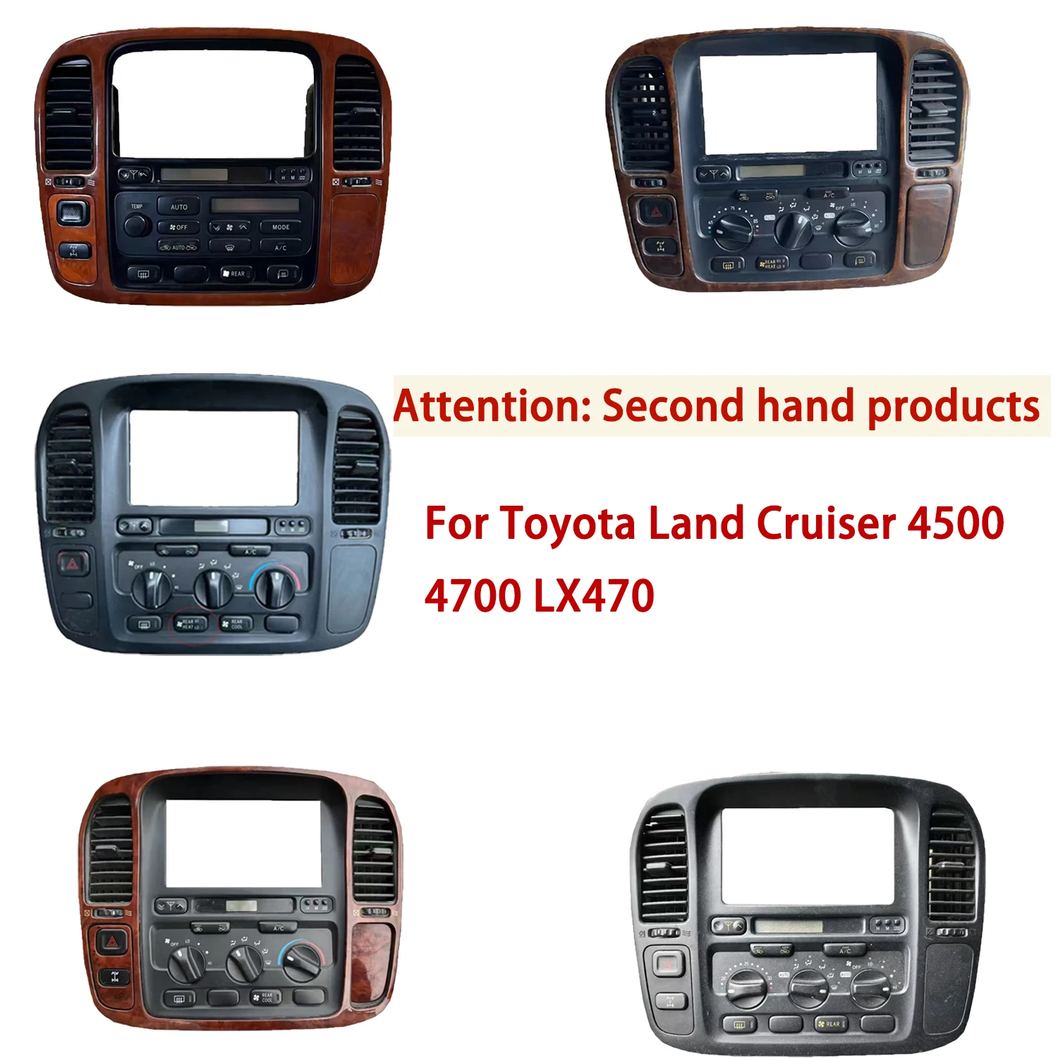 Suitable for Toyota Land Cruiser 4500 4700 LX470 air conditioning vent louver adjustment paddles
Suitable for Toyota Land Cruiser 4500 4700 LX470 air conditioning vent louver adjustment paddles