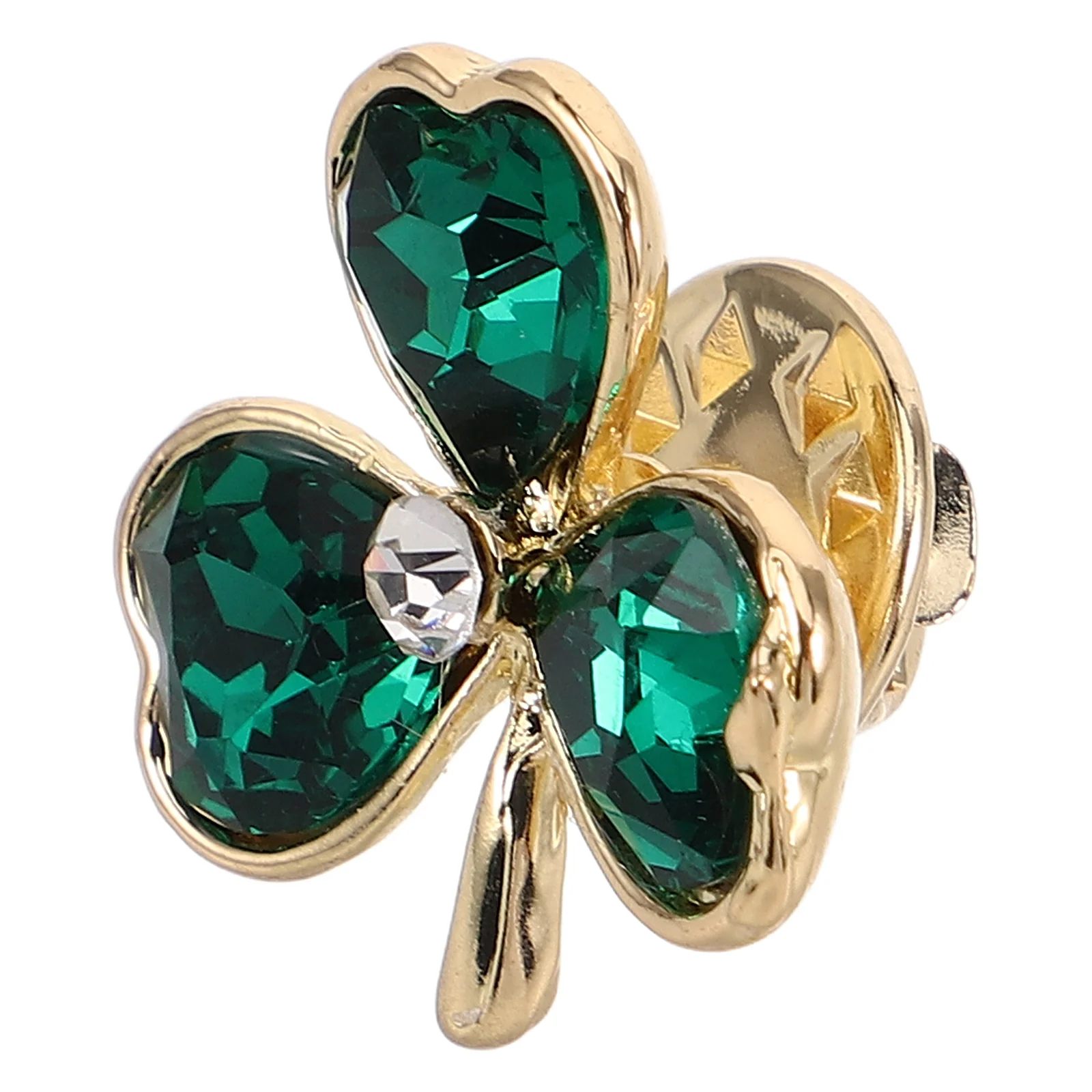 St Patrick's Day Lapel Pins Three Leaf Brooch Pin Rhinestone Crystal Brooch Sparkling Beaded Safety Pin for Iris
St Patrick's Day Lapel Pins Three Leaf Brooch Pin Rhinestone Crystal Brooch Sparkling Beaded Safety Pin for Iris