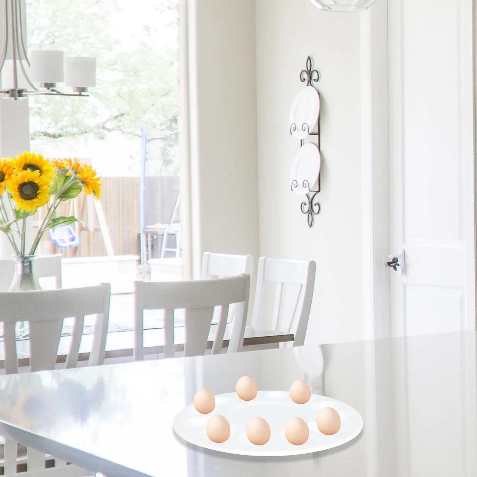 Кухонная тарелка для яиц с 12 отделениями, компактный контейнер для хранения яиц, идеально подходит для холодильника или организации на столешнице.
Кухонная тарелка для яиц с 12 отделениями, компактный контейнер для хранения яиц, идеально подходит для холодильника или организации на столешнице.