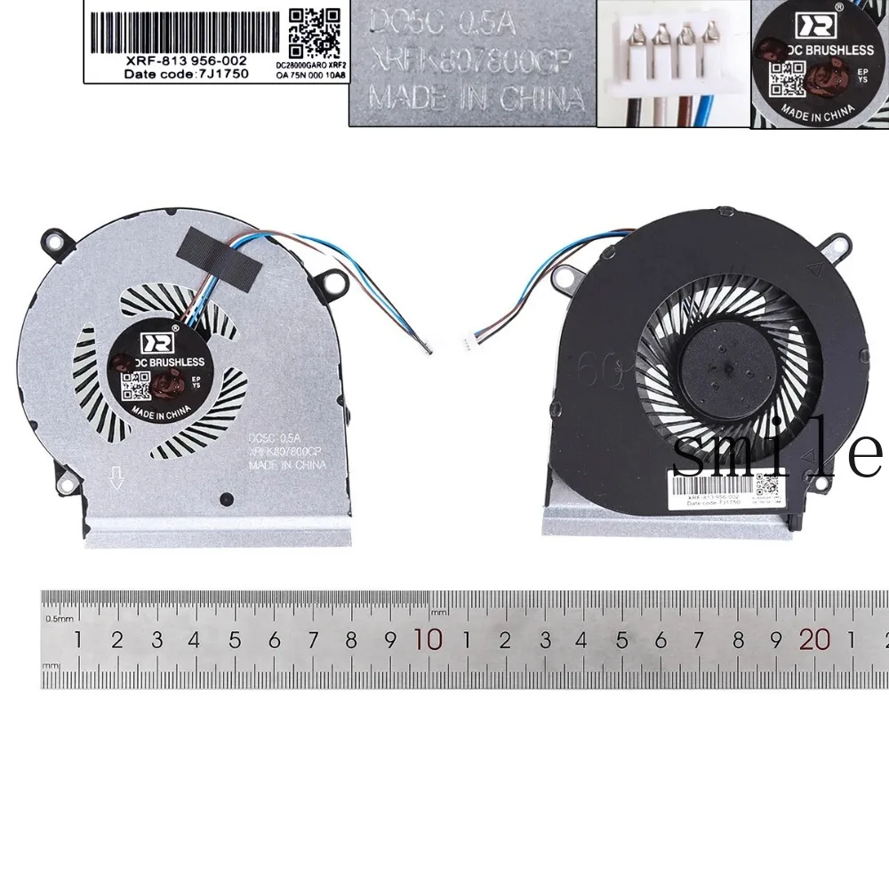 Laptop Cooling Fan for HP TPN-Q211 15-DC
Laptop Cooling Fan for HP TPN-Q211 15-DC