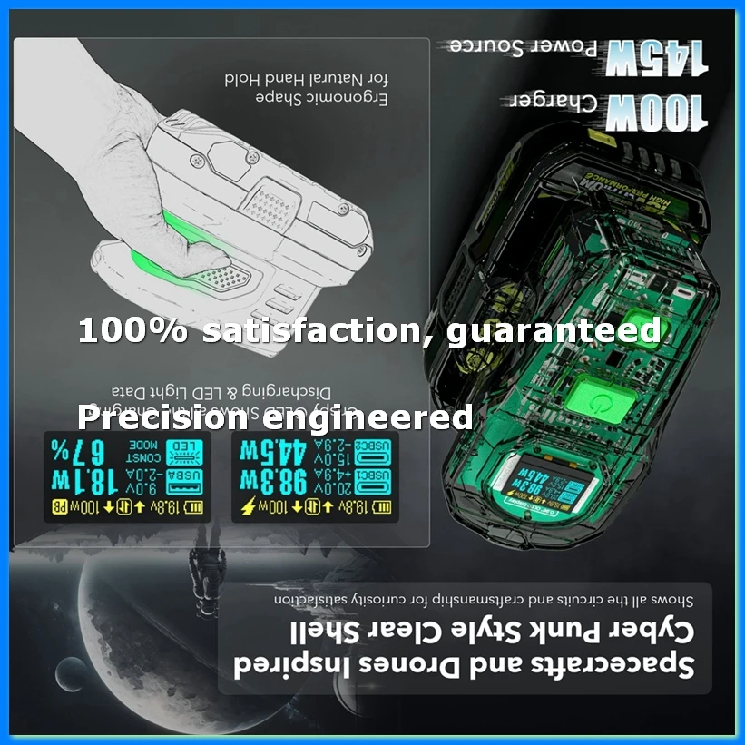 Fast Charger for 18V ONE+ Battery Recharger Lithium Battery 100W Fast Charge USB Port Two-Way Charger PSC B-A07G
Fast Charger for 18V ONE+ Battery Recharger Lithium Battery 100W Fast Charge USB Port Two-Way Charger PSC B-A07G