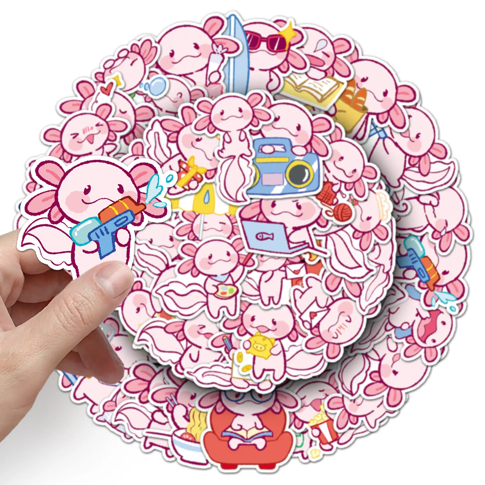 10/50PCS Salamander Cartoon Graffiti Cute Animal Stickers Salamander Meme Decoration Luggage Laptop Guitar Bike Skateboard Toy
10/50PCS Salamander Cartoon Graffiti Cute Animal Stickers Salamander Meme Decoration Luggage Laptop Guitar Bike Skateboard Toy