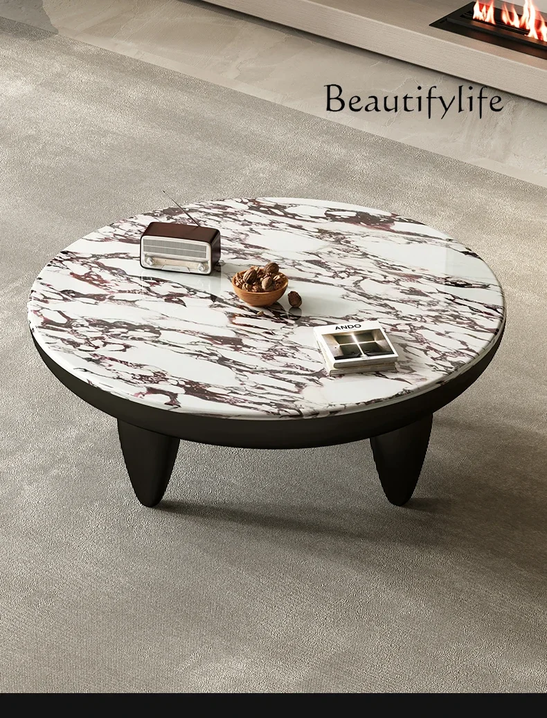 American-Style Natural Luxury Marble Tea Table High-End Retro French Living Room Home round Coffee Table
American-Style Natural Luxury Marble Tea Table High-End Retro French Living Room Home round Coffee Table