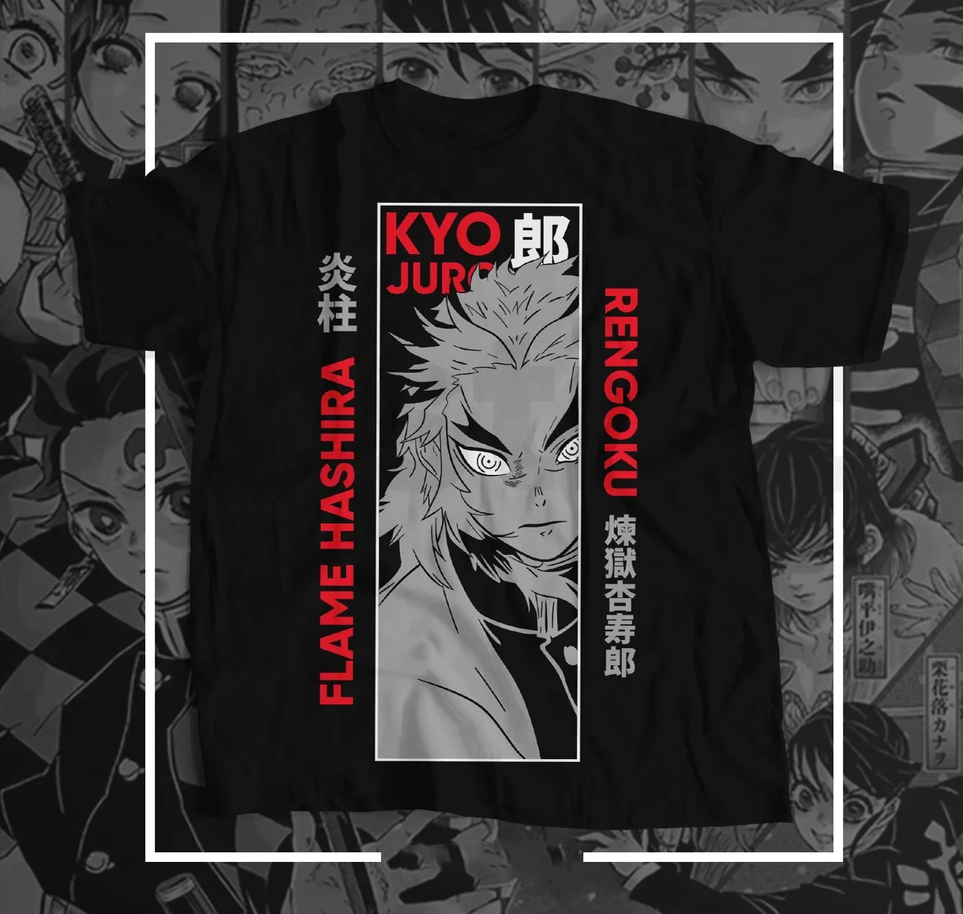 Anime Rengoku Flame Hashira T-Shirt Men Demon Slayer Manga Shirt Japanese Kimetsu Summer Cotton Crew Neck Women Short Sleeve
Anime Rengoku Flame Hashira T-Shirt Men Demon Slayer Manga Shirt Japanese Kimetsu Summer Cotton Crew Neck Women Short Sleeve