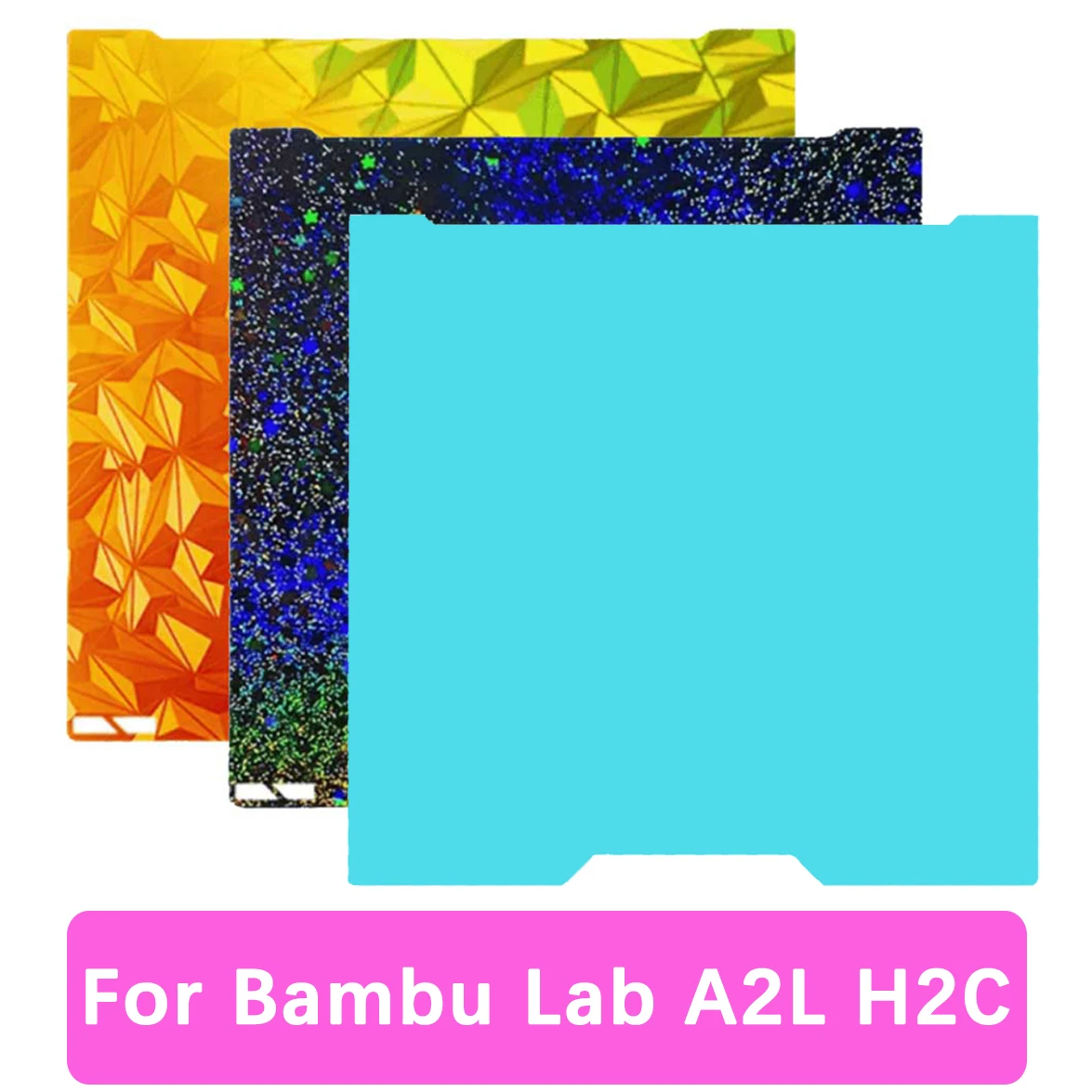A2L Double Sided Build Plate PEO PET PEY PEI Spray Magnetic Spring Steel Film 335x325mm For Bambu Lab H2C 3D Printer Prats
A2L Double Sided Build Plate PEO PET PEY PEI Spray Magnetic Spring Steel Film 335x325mm For Bambu Lab H2C 3D Printer Prats